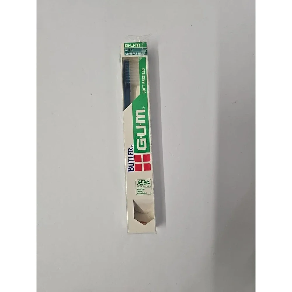 Vintage Gum Butler Adult Compact Head Soft Bristle Toothbrush 409